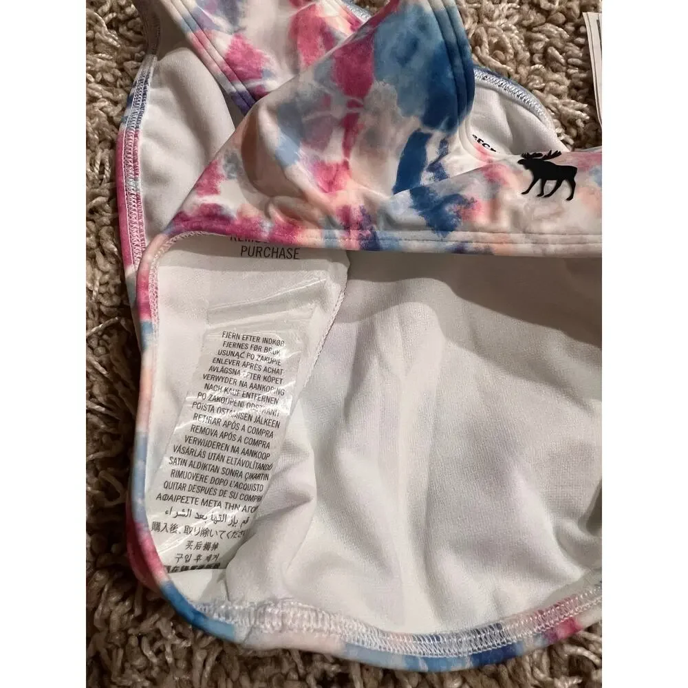 NWT❤️Abercrombie big kids Tie Die bikini bottom sz13-14